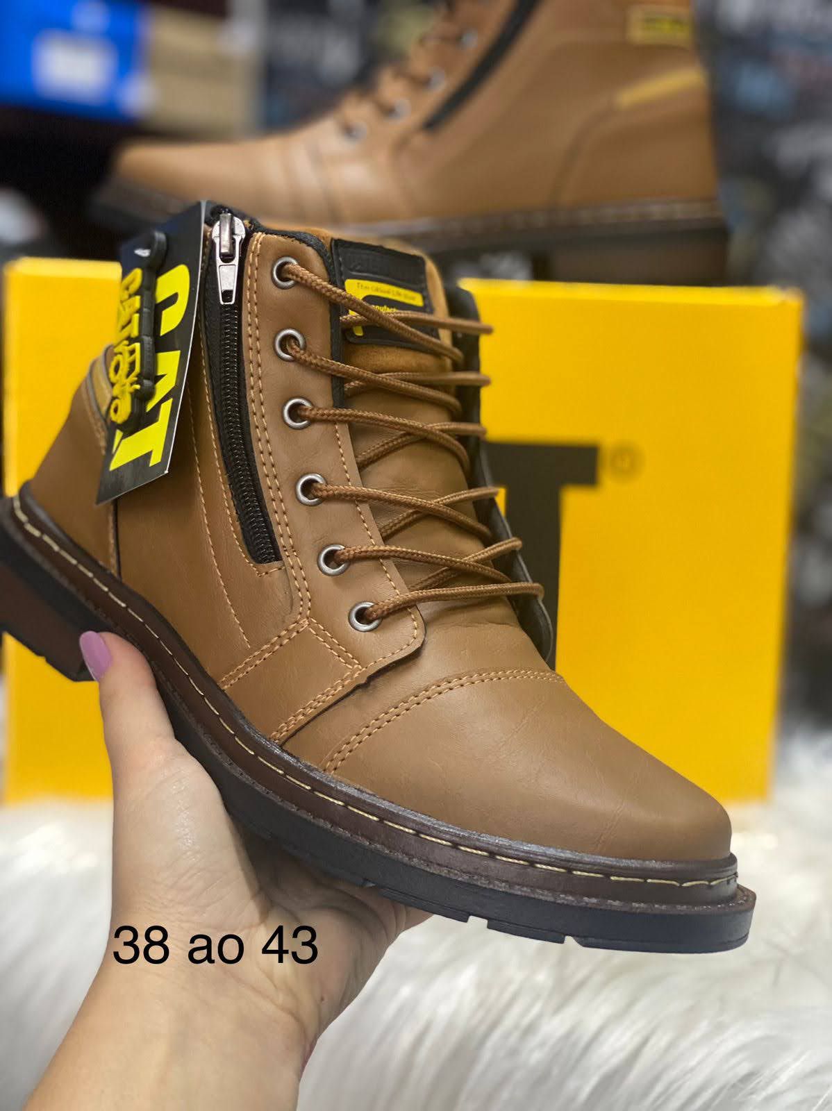 BOTA CATERPILLAR COURO – Guepardo Shoes