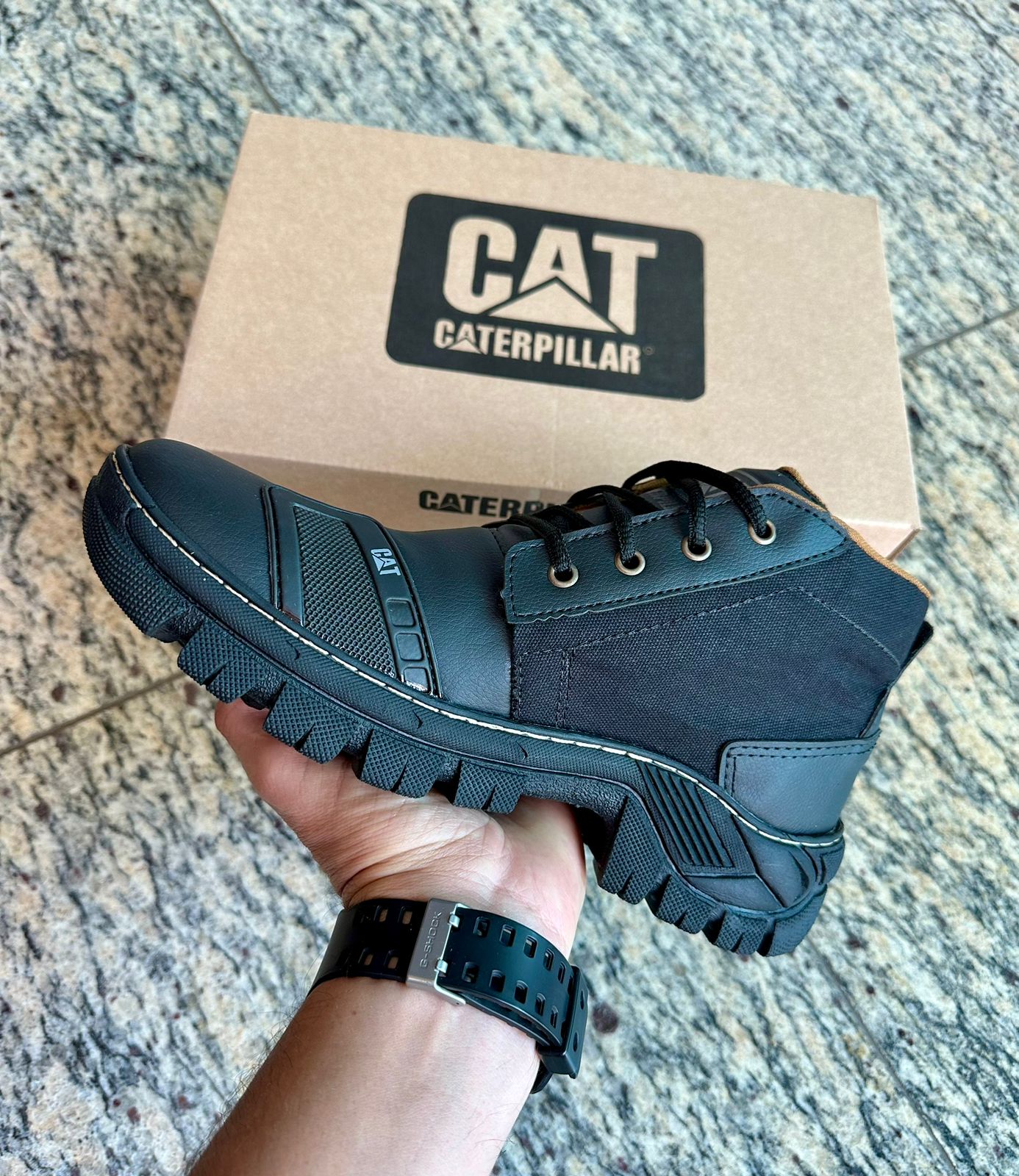 BOTA CATERPILLAR COURO – Guepardo Shoes