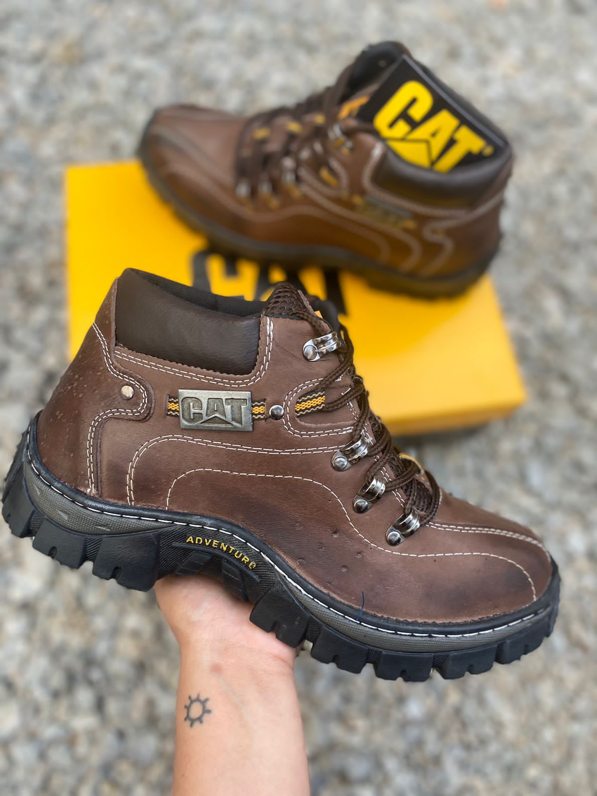 BOTA CATERPILLAR COURO – Guepardo Shoes