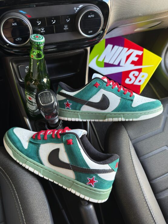 Nike SB Dunk Low  Heineken Men's - Image 2